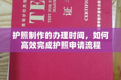 新民护照制作的办理时间，如何高效完成护照申请流程
