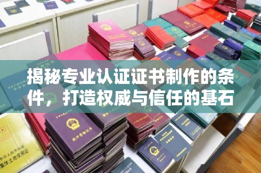 新民揭秘专业认证证书制作的条件，打造权威与信任的基石