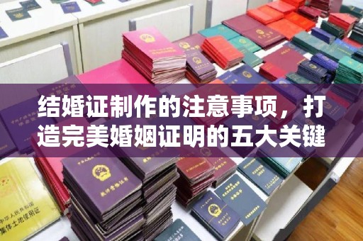 新民结婚证制作的注意事项，打造完美婚姻证明的五大关键点