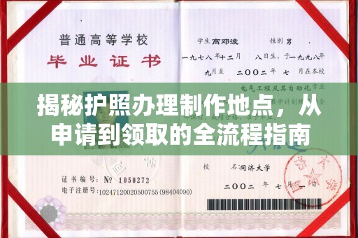 新民揭秘护照办理制作地点，从申请到领取的全流程指南