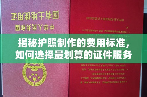 新民揭秘护照制作的费用标准，如何选择最划算的证件服务？