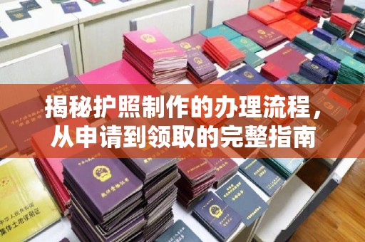 新民揭秘护照制作的办理流程，从申请到领取的完整指南