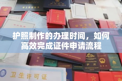 新民护照制作的办理时间，如何高效完成证件申请流程
