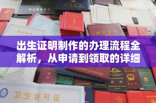 新民出生证明制作的办理流程全解析，从申请到领取的详细指南