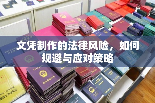 新民文凭制作的法律风险，如何规避与应对策略