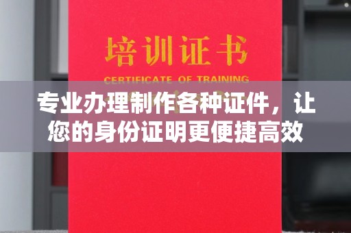 新民专业办理制作各种证件，让您的身份证明更便捷高效