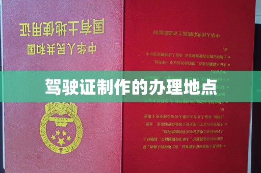 新民驾驶证制作的办理地点