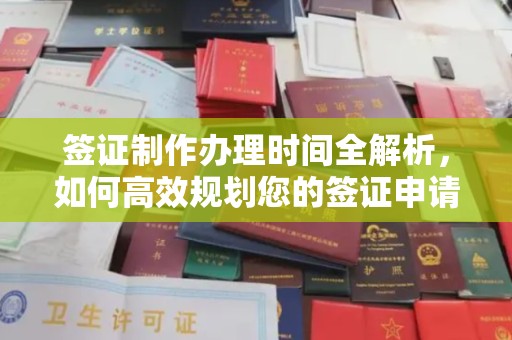 新民签证制作办理时间全解析，如何高效规划您的签证申请流程